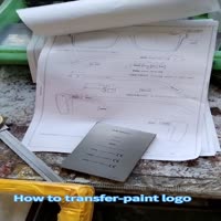 How to transfer-paint the logo?