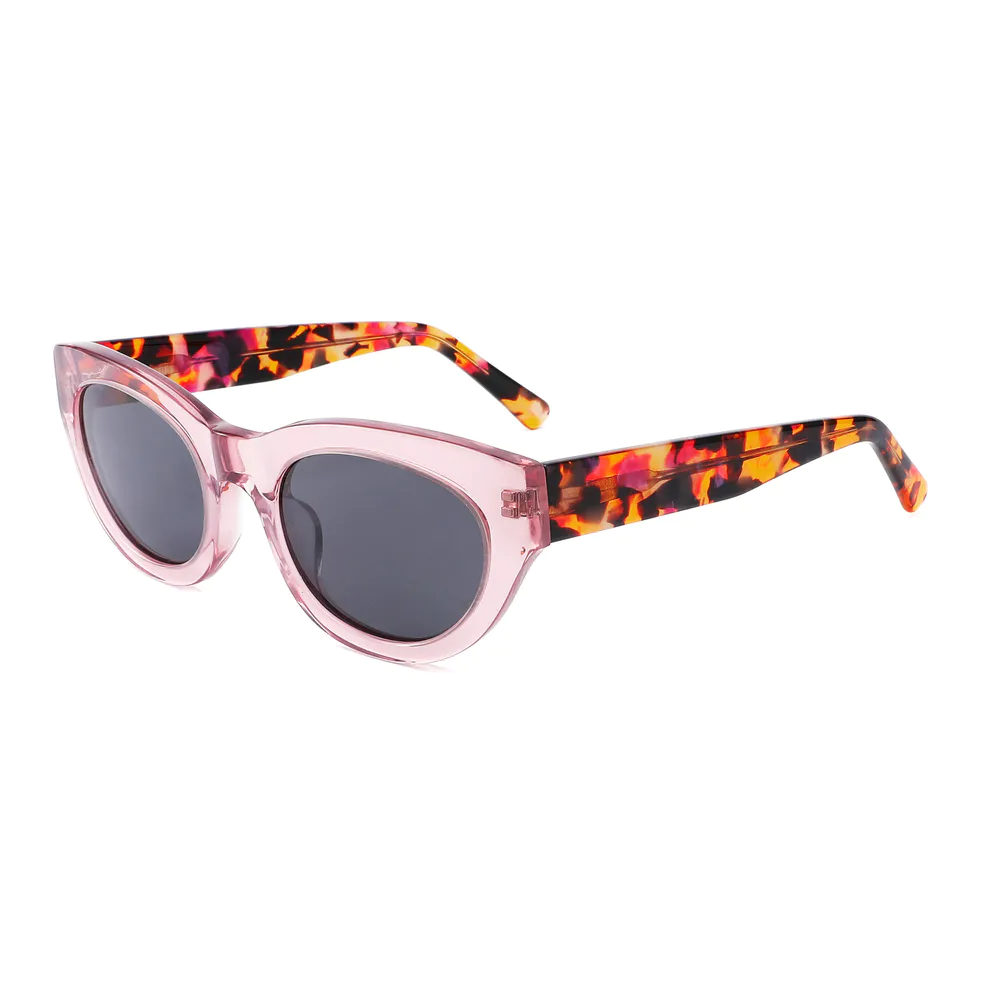 Eugenia Acetate Sunglasses Custom Logo Trendy 2022 New Outdoor Women Sunglasses Wholesale Made In China