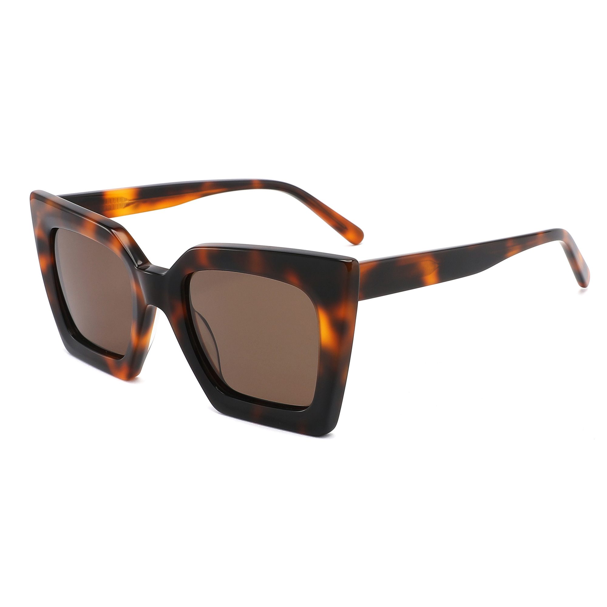 Eugenia-gafas de sol de acetato para mujer, lentes de sol de carey con logotipo personalizado, moda al por mayor, para viajes al aire libre, 2022