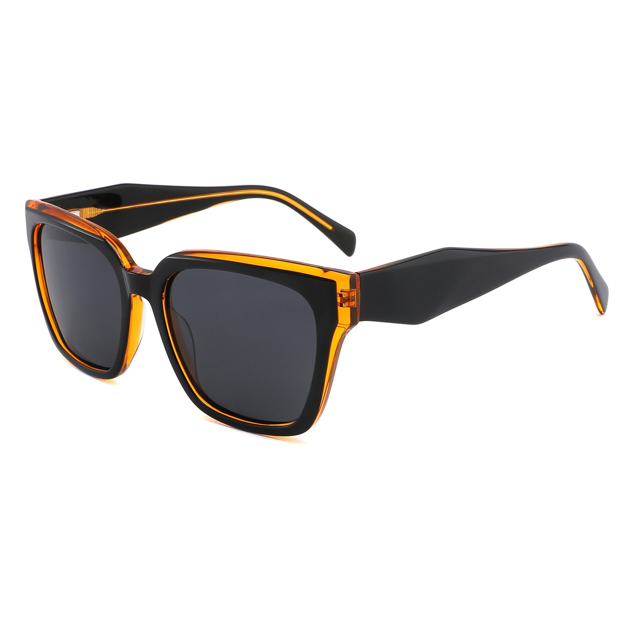 Gafas de sol de acetato poligonales elegantes para viajes al aire libre a la moda para mujer, venta al por mayor, gafas de sol femeninas, envío directo