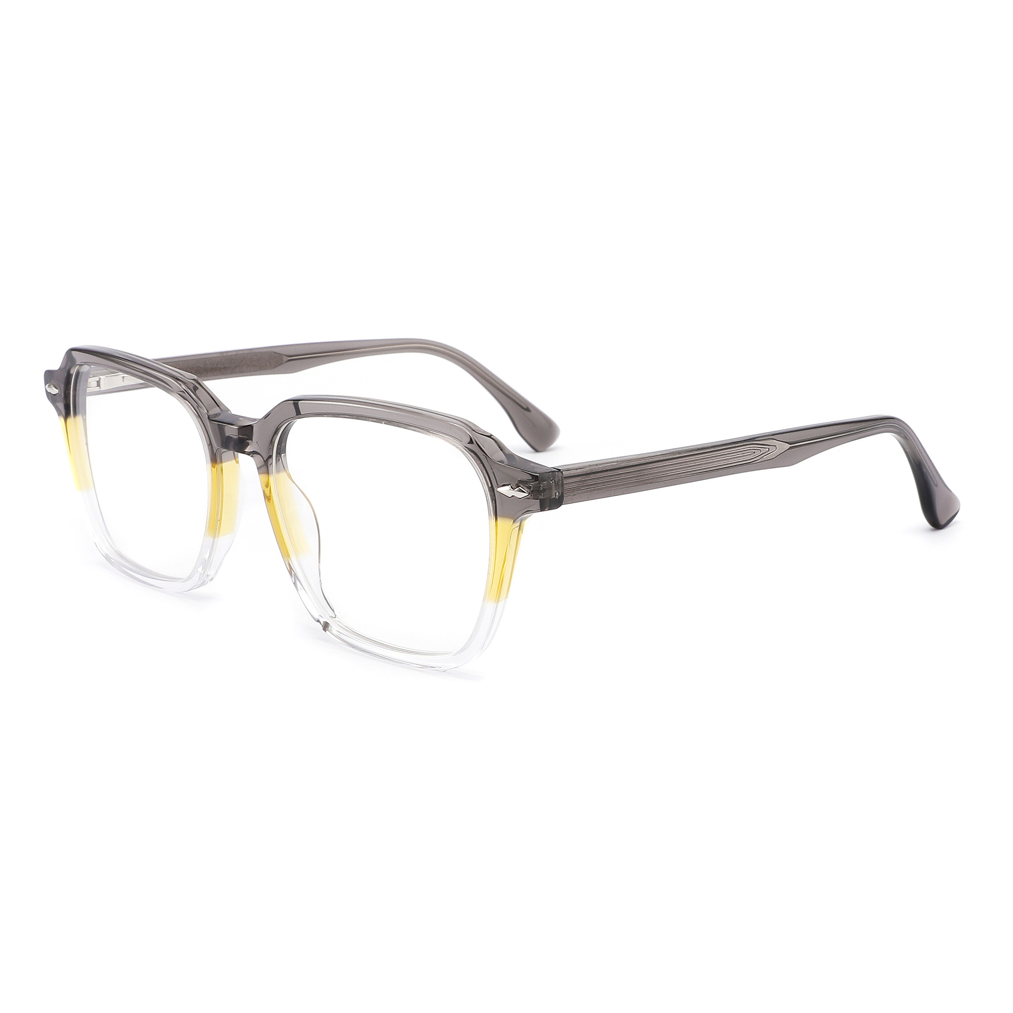 Montura óptica de acetato de diseñador de moda, venta al por mayor, gafas mixtas, lentes de CA personalizadas de China, envío directo
