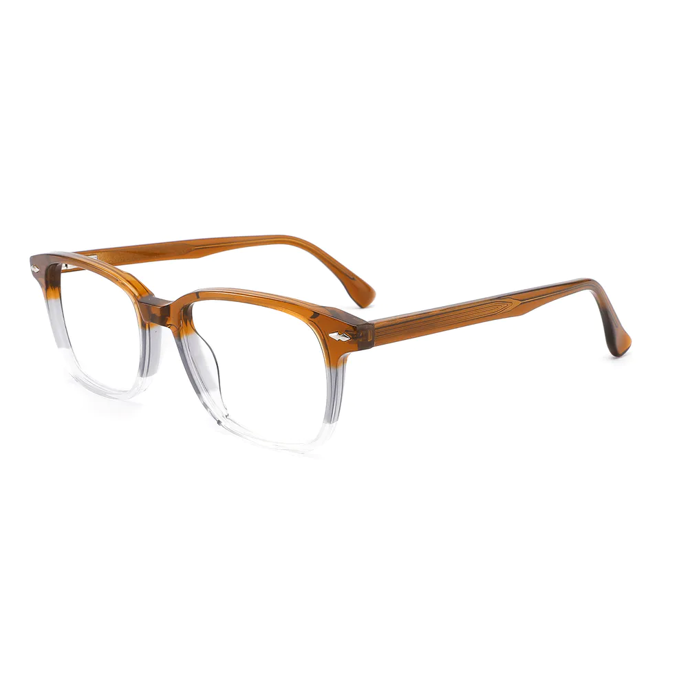 Trendy Designer Acetate Optical Frame Wholesale Mixed Eyewear Glasses Rivet Decoration AC Lens Eyeglasses Drop Shipping
