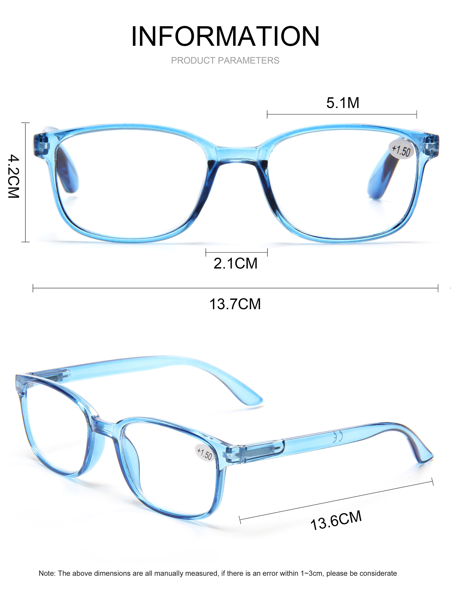 Eugenia practical reading glasses for men national standard for women-2