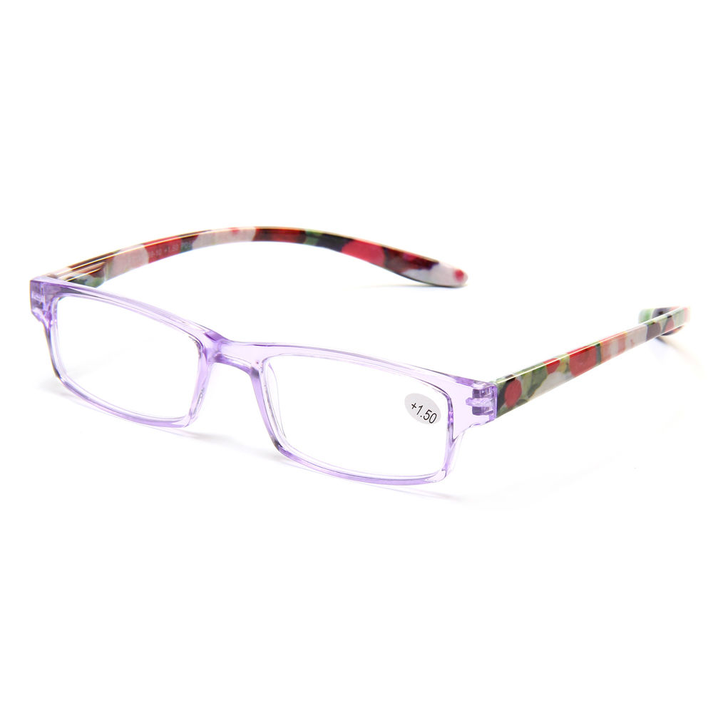 EUGENIA 2022 Fashion Purple Reading Glasses For Women Custom Logo Wholesale Trendy Unisex Reading glasses With Neck