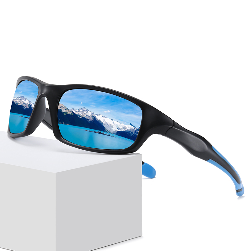 Spot gafas de sol polarizadas deportivas al por mayor TR90 gafas de montar al aire libre para hombres visión nocturna hombres hechos en China